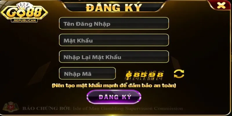 Đăng ký Go88 với các điều kiện cơ bản